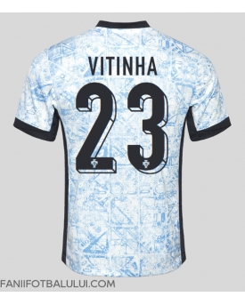 Portugalia Vitinha #23 Tricou Fotbal Replică European 2024 Barbati Deplasare